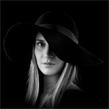Second Place  'The Black Hat' by Anita Fullerton AFIAP