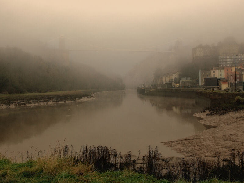 First Place 'Avon Gorge in Fog' by Ed Shorney