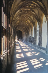 The Cloisters, Wells Cathedral. April 1962.