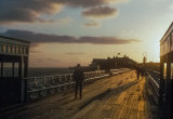 Birnbeck Pier, W-S-M. January 1971.