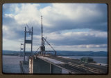 The First Severn Road Crossing during construction. September 1963