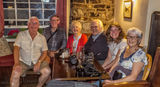 Refreshment time after an outing to Pensford. 18th July 2018