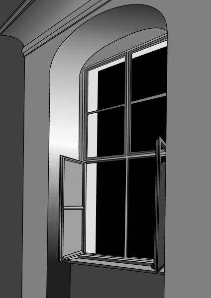Artist's Studio (after Friedrich)