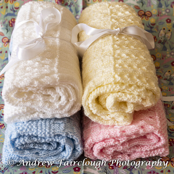 Blankets including measurements.