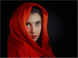 GIRL IN THE RED SCARF