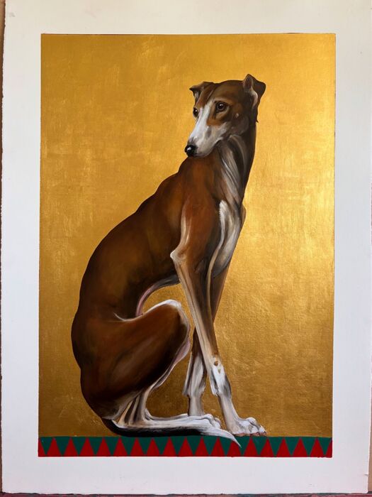 Seated Hound