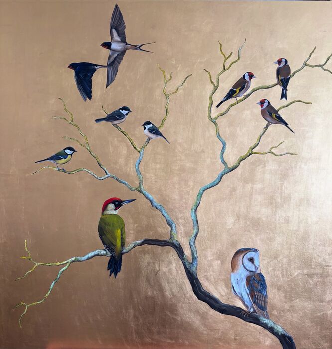 Little Birds - Green Woodpecker and Barn aowl