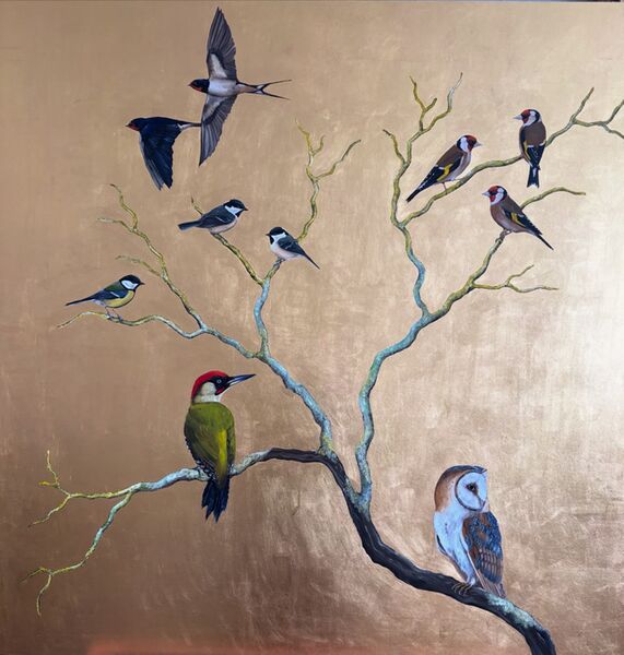 Little Birds - Green Woodpecker and Barn aowl