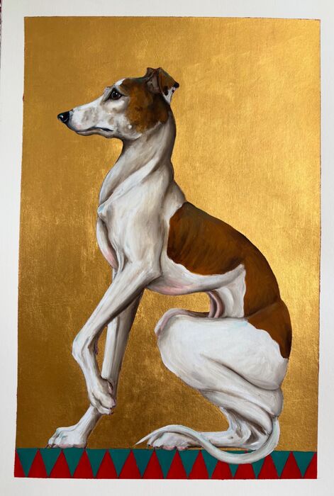 Sitting Lurcher