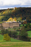 Chatsworth House with Hunting Tower