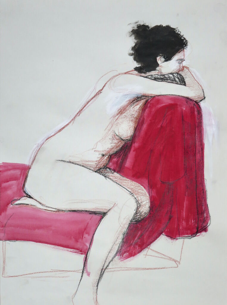 Lucia, pastel & acrylic, A2 size