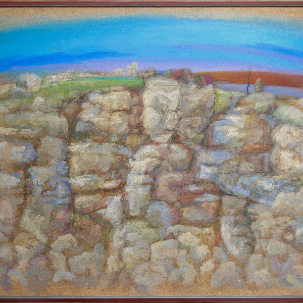 Rockface and Eroded Landscape