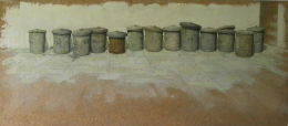 Pre-wheelie-bin still-life