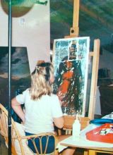 Complicated panel inpainting.