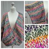 Hand Knitted Oversize Chunky Cardi