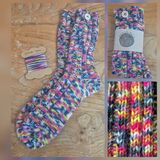 Hand Knitted Woollen Boot Socks size UK 5-6 Adult