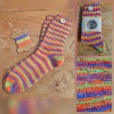 Hand Knitted Wool Socks Size Adult 5-6 UK