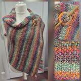 Hand Knitted Wrap Shawl