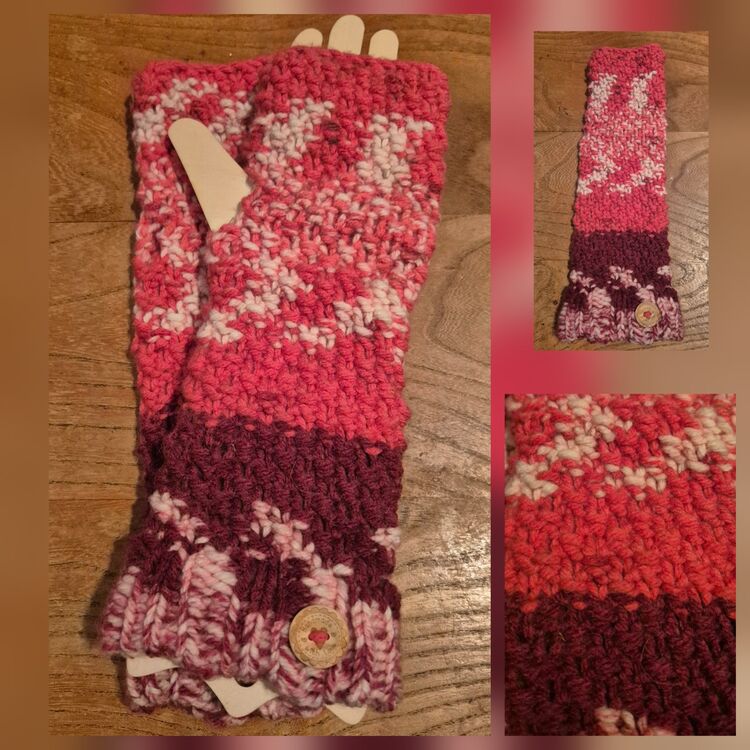 Fingerless Wrist Warmer Gloves