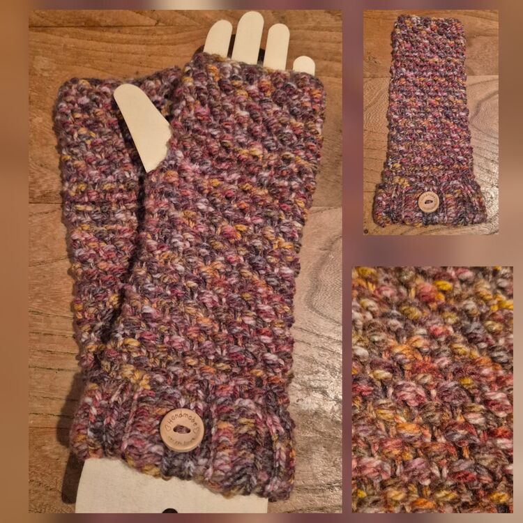Fingerless Wrist Warmer Gloves