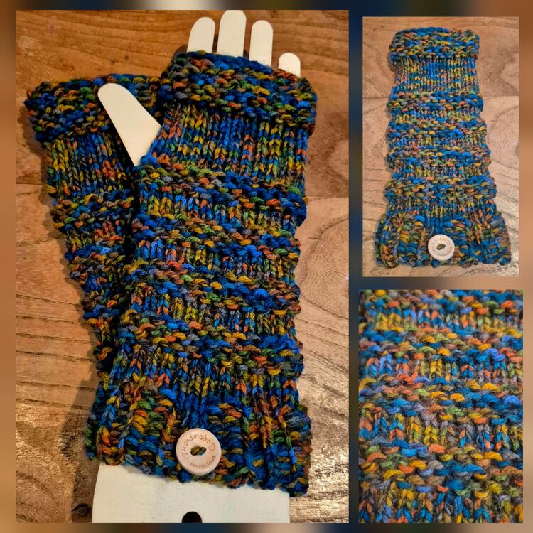 Fingerless Wrist Warmer Gloves