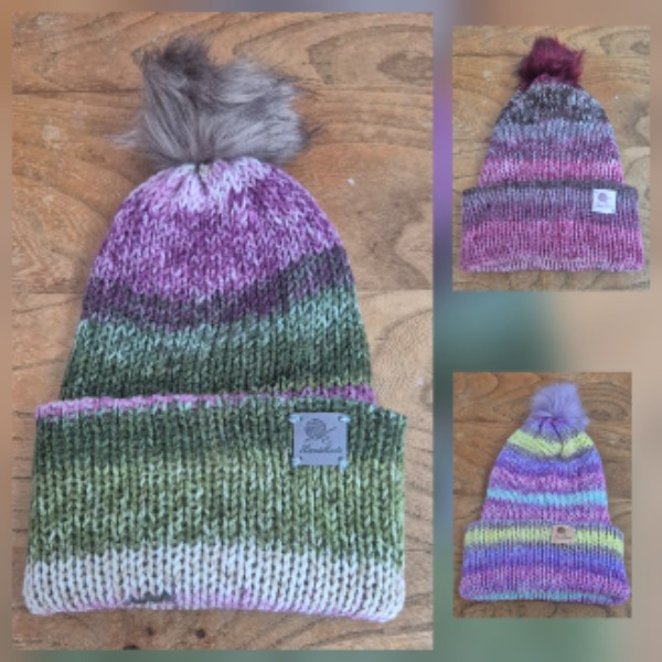 Pom Pom Bobble Hats