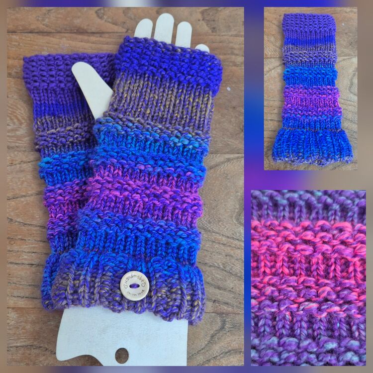 Fingerless Wrist Warmer Gloves