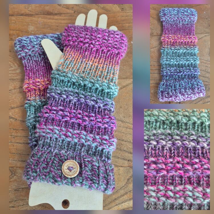 Fingerless Wrist Warmer Gloves