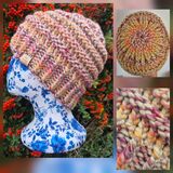 Hand Knitted Chunky Crown Beanie - Adult
