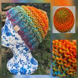 Hand Knitted Chunky Crown Beanie - Child