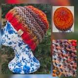 Hand Knitted Chunky Crown Beanie - Child