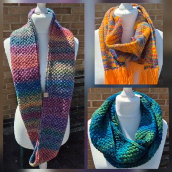 Scarves, Snoods and Cowls.