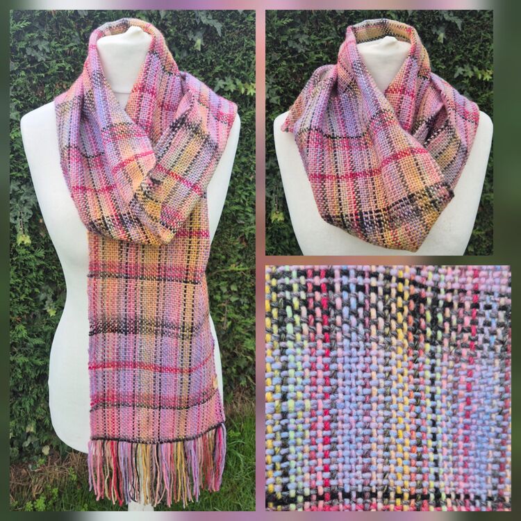 Hand Woven Fringe Scarf