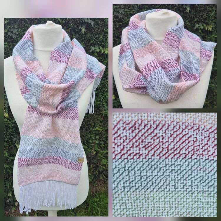 Hand Woven Fringe Scarf