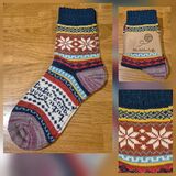 Festive Nordic Socks Adult size UK 5-6