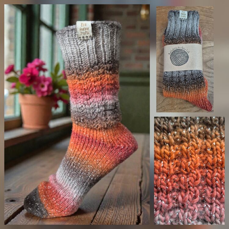 Limited Edition Acrylic Socks size UK 6-7 Adult