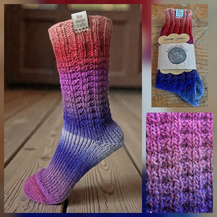 Limited Edition Acrylic Socks size UK 5-6 Adult
