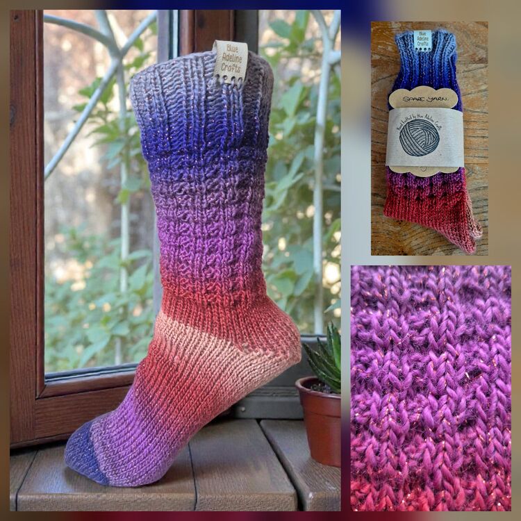 Limited Edition Acrylic Socks size UK 6-7 Adult