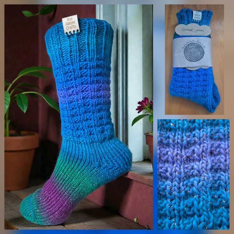 Limited Edition Acrylic Socks size UK 5-6 Adult