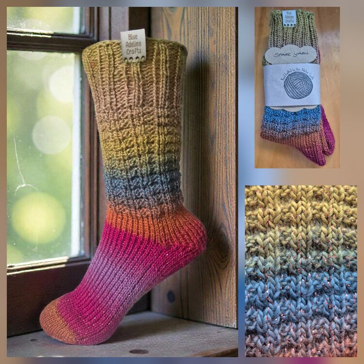 Limited Edition Acrylic Socks size UK 5-6 Adult