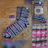 Hand Knitted Wool Socks size UK 6-8