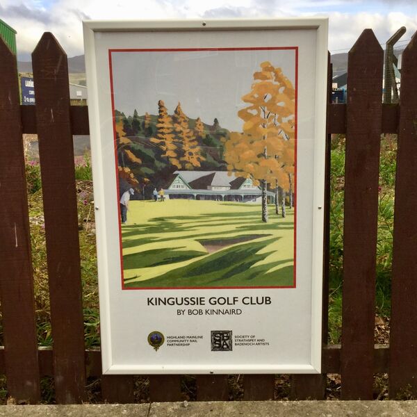 railway posters, Kingussie station