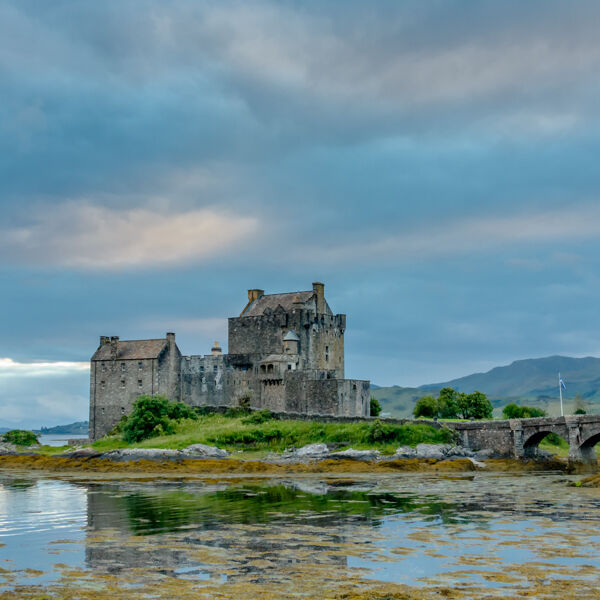Eilean Donan Castle Tranquil Sky
