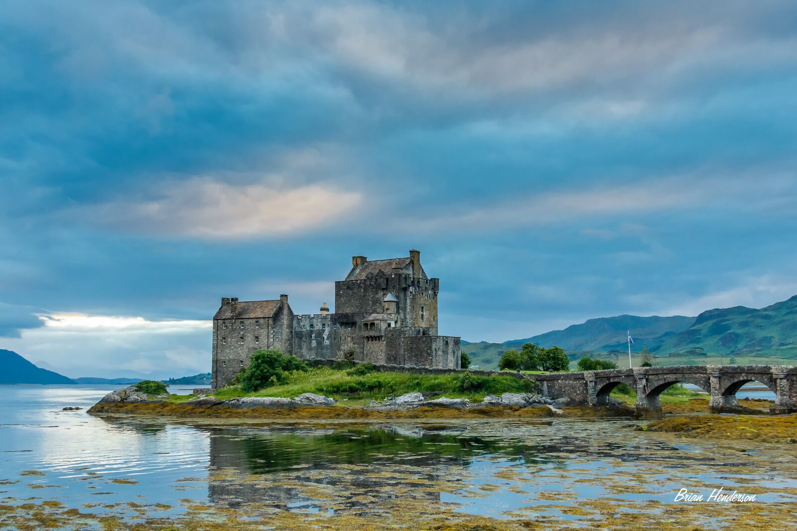 Eilean Donan Castle Tranquil Sky
