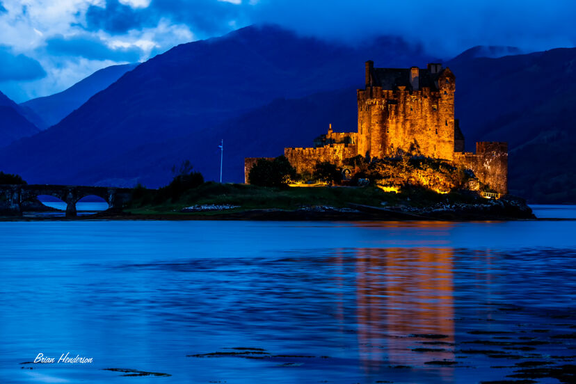 Eilean Donan Castle at Night
