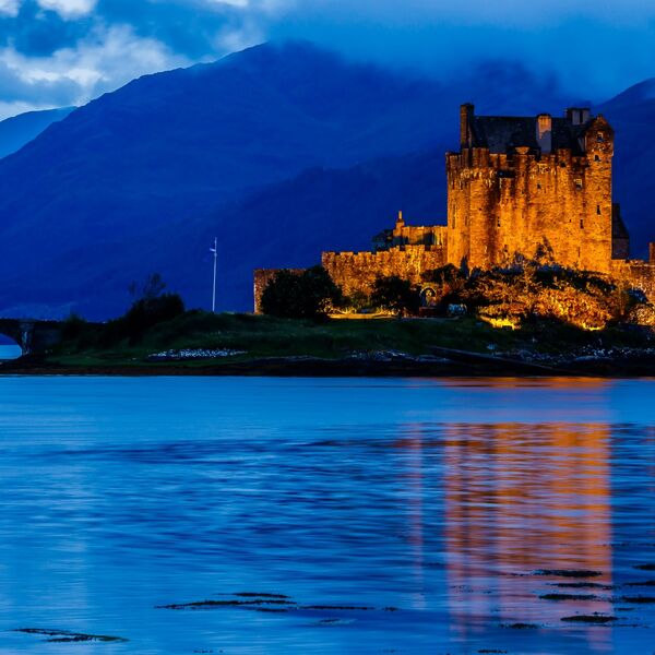 Eilean Donan Castle at Night