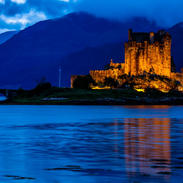 Eilean Donan Castle at Night