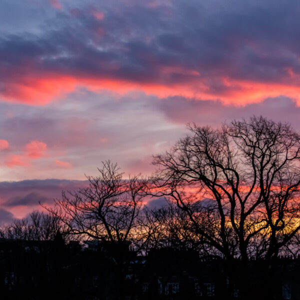 Red Sky over Granite City