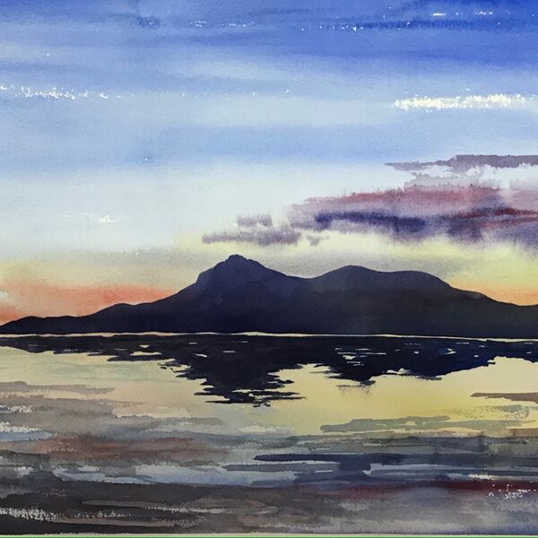 Evening at the Mourne Mountains