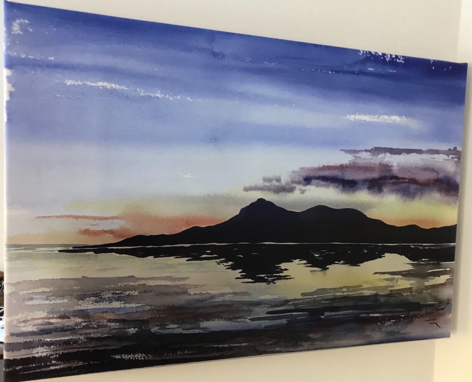 Evening at the Mournes (Canvas style prints)